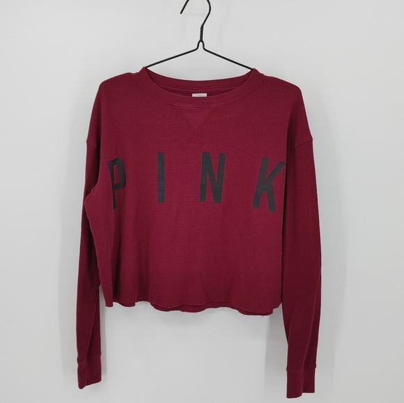 VS Pink | waffle knit crop - Picture 1 of 5